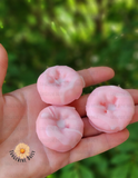 MINI PINK DONUTS WAX MELTS - Pink Apple Punch Scent (6 Count); Parasoy wax melts; Eco-Concious; Handcrafted; Superior Fragrance
