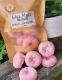 MINI PINK DONUTS WAX MELTS - Pink Apple Punch Scent (6 Count); Parasoy wax melts; Eco-Concious; Handcrafted; Superior Fragrance