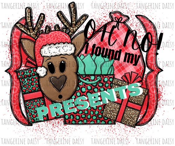 OH NO! I found my presents Png,Christmas PNG,Winter Christmas Sublimation Designs Downloads,Digital Download,Sublimation Graphics,Printable Design