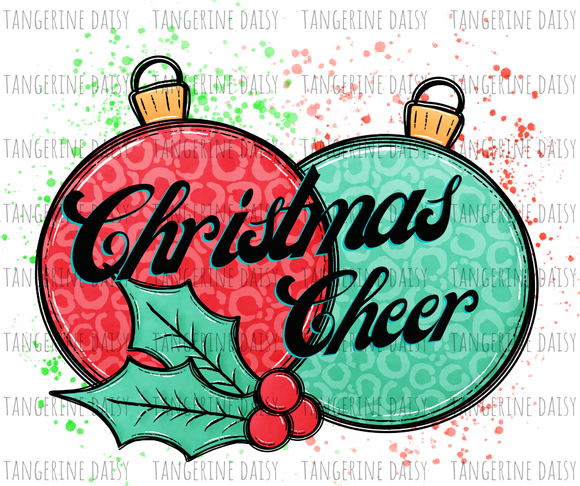 Christmas Cheer Balls Png,Christmas PNG,Winter Christmas Sublimation Designs Downloads,Digital Download,Sublimation Graphics,Printable Design