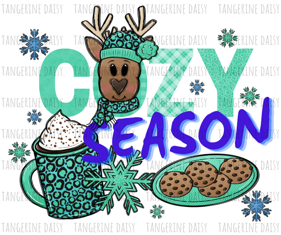 Cozy Season PNG,Winter Christmas Sublimation Designs Downloads,Digital Download,Sublimation Graphics,Printable Design