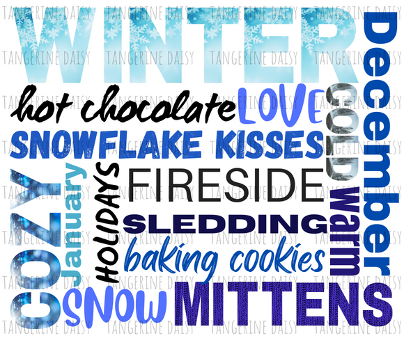 WINTER PNG,Winter Christmas Sublimation Designs Downloads,Digital Download,Sublimation Graphics,Printable Design